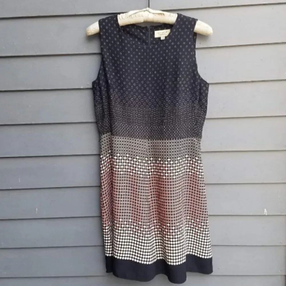 Harve Bernard Black to Orange Dot Sheath size 10